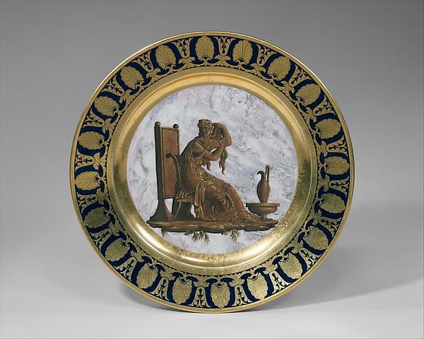 Plate, by Sèvres Manufactory