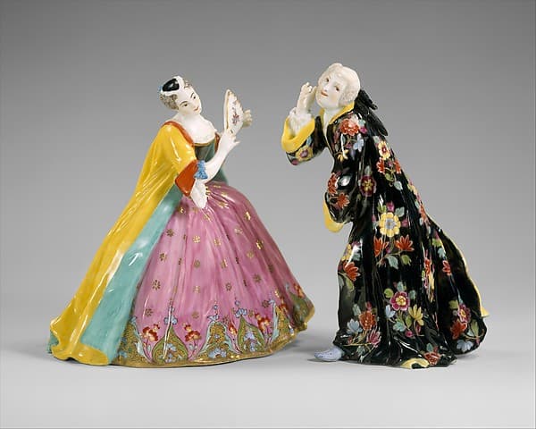 The Thrown Kiss, by Meissen Manufactory