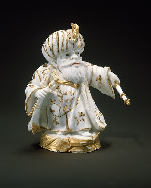 Dwarf as a Turkish Pasha, by Capodimonte Porcelain Manufactory