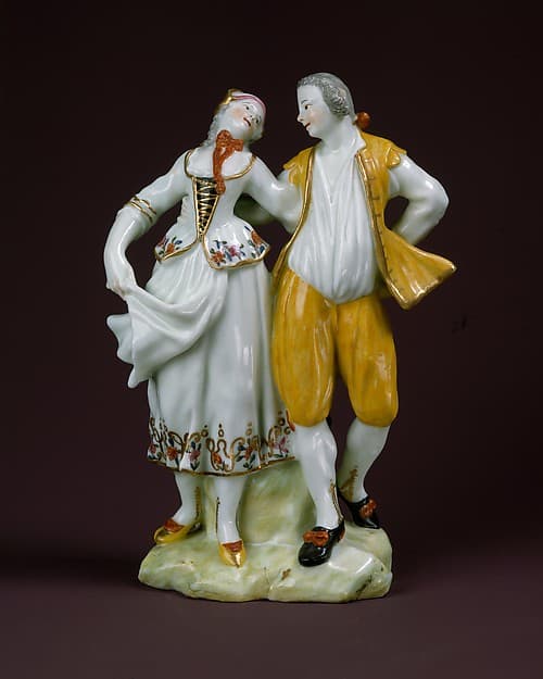 Dancing couple, by Capodimonte Porcelain Manufactory