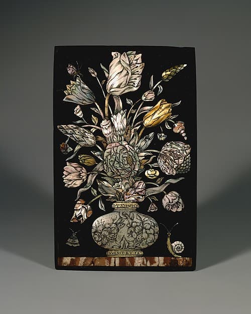 Floral still life, by Dirck van Rijswijck