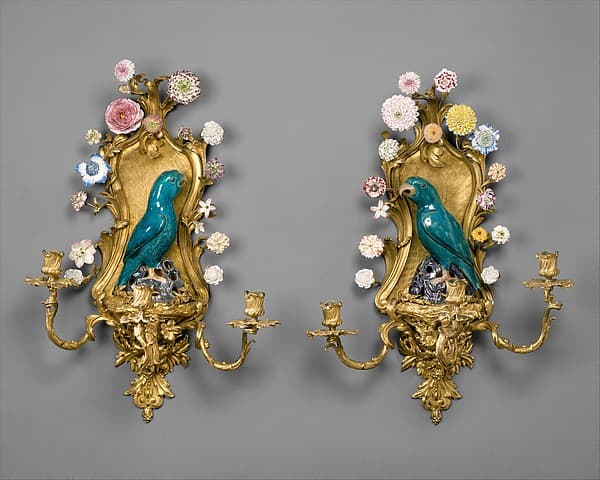 Wall light (one of a pair), by Vincennes Manufactory
