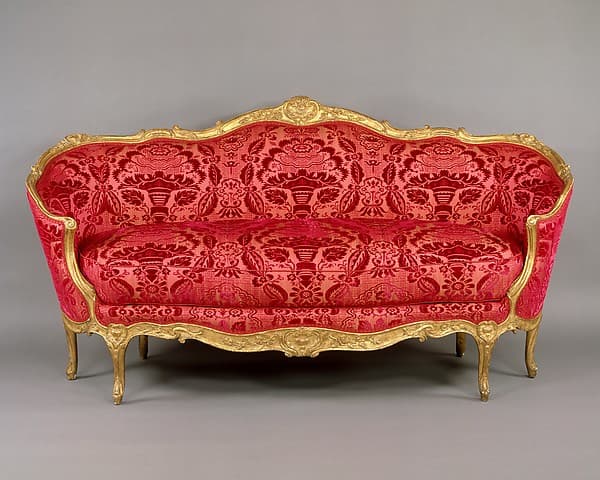 Sofa (ottomane veilleuse), by Jean-Baptiste I Tilliard