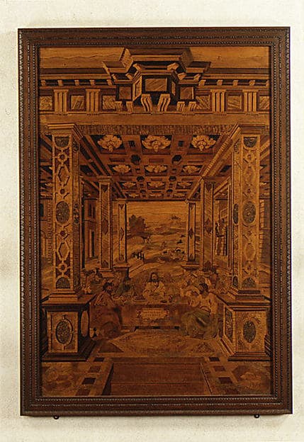 The Last Supper, by Fra Damiano da Bergamo (Damiano di Antoniolo de Zambelli)