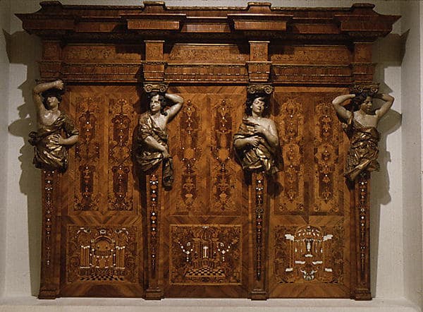 Choir stall panels, by Johann Justus Schacht