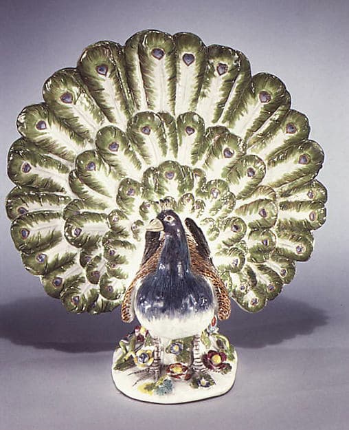 Peacock, by Meissen Manufactory