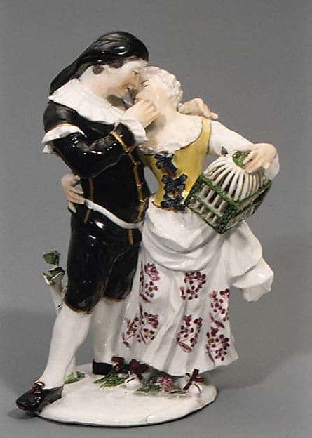 Scaramouche and Columbine, by Royal Porcelain Manufactory, Berlin