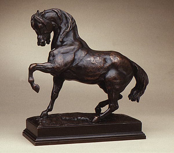 Turkish Horse no. 2, Left Foreleg Raised, by Antoine-Louis Barye