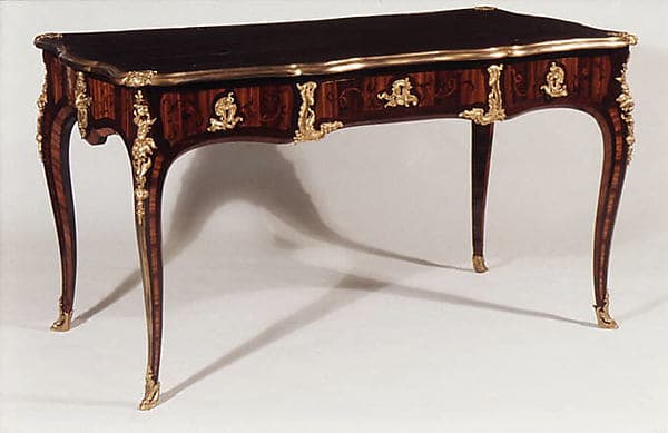 Writing table (bureau plat), by Bernard II van Risenburgh
