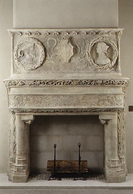 Mantelpiece from the château at Omerville
