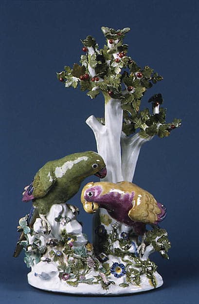 Parrot group, by Meissen Manufactory