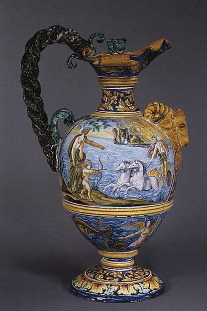 Wine jug (one of a pair)