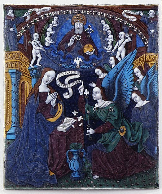 The Annunciation, by Master of the Triptych of Louis XII