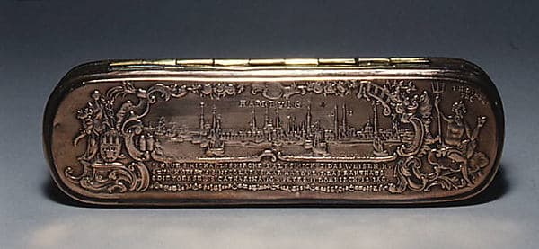 Tobacco box, by Johann Heinrich Giese