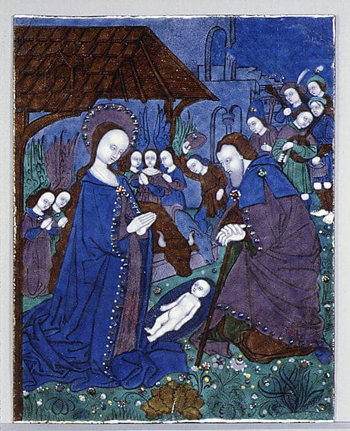 The Adoration of the Shepherds, by Workshop of the Master of the High Foreheads