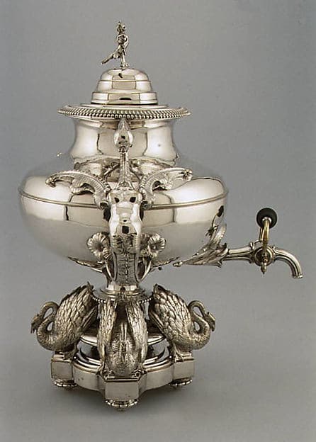 Tea urn, by P. B., Paris