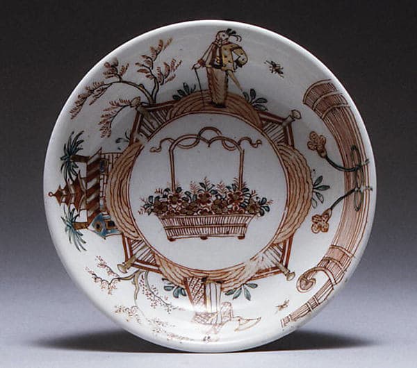 Saucer, by Meissen Manufactory