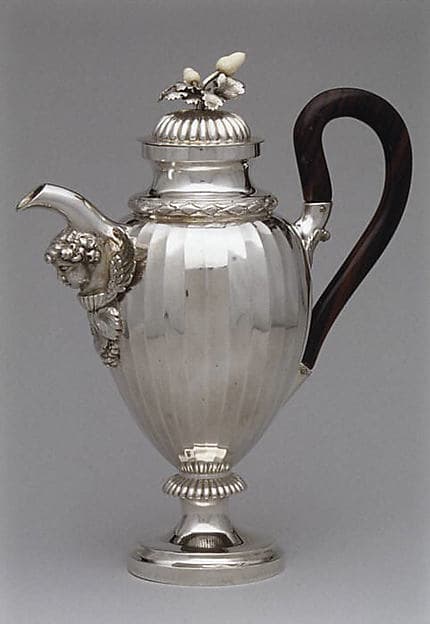 Hot milk pot, by Alois Simpert Eschenlohr