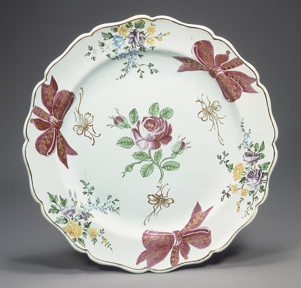 Plate, by Veuve Perrin Factory
