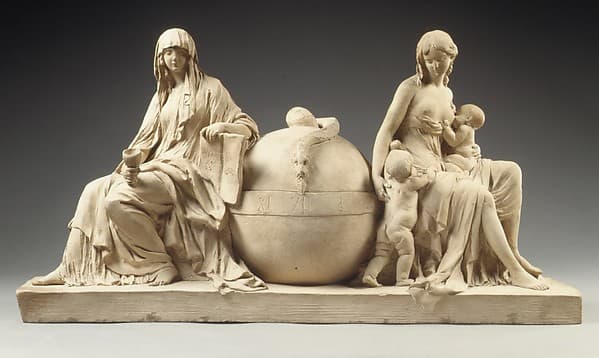 Faith and Charity, by Félix Lecomte