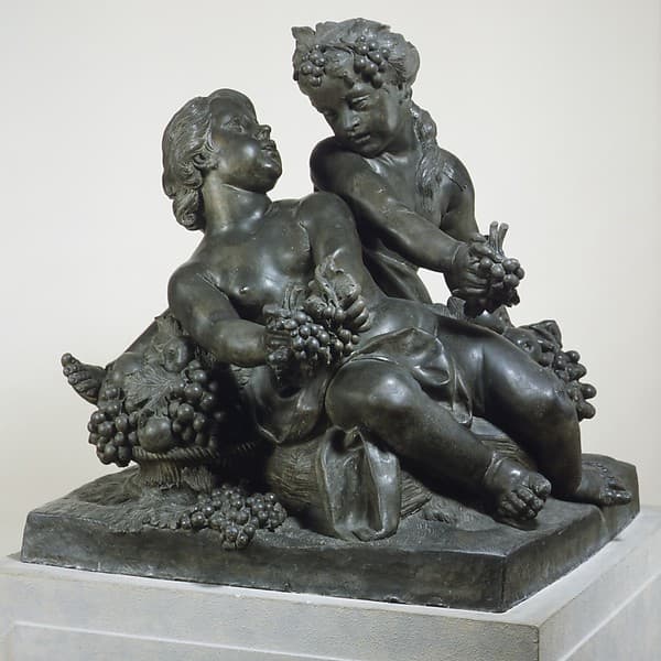 Children playing with fruit, by Francesco Ladatte