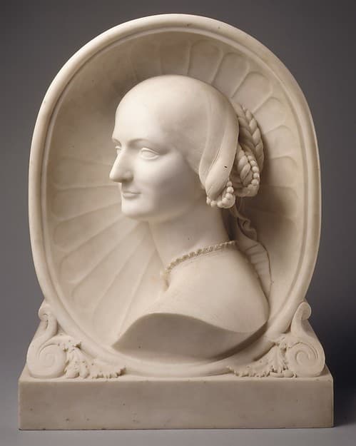 Portrait of a young woman, by Henri-Baron de Triqueti