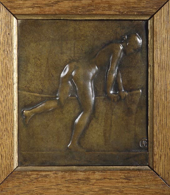 Nude at the Bathtub, by Alexandre-Louis-Marie Charpentier