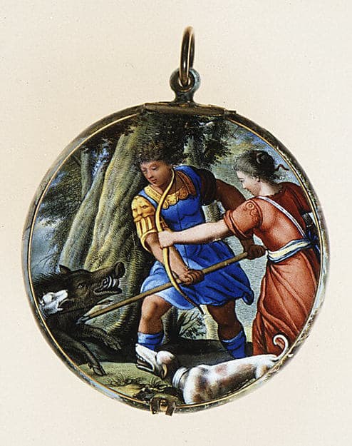 Hunt of the Caledonian Boar, by Auguste Bretoneau