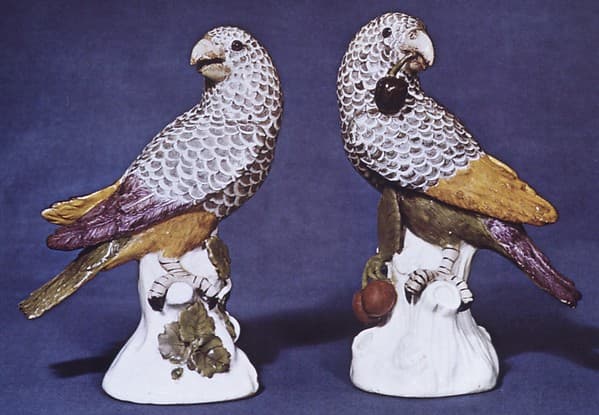 Parrot (one of a pair), by Meissen Manufactory