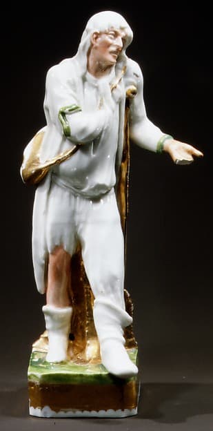Beggar, by Meissen Manufactory