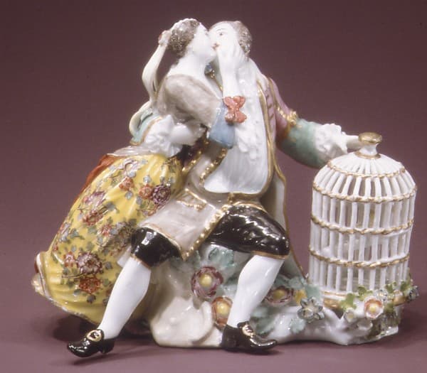 Lovers with a Birdcage, by Johann Joachim Kändler