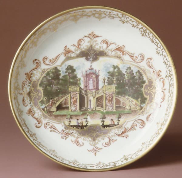 Saucer (part of a set), by Meissen Manufactory