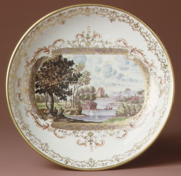 Saucer (part of a set), by Meissen Manufactory