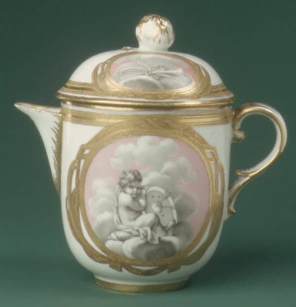 Milk jug (from a tea service), by Imperial Porcelain Manufactory, St. Petersburg