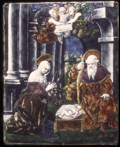 Adoration of the Infant Christ, by Jean II Pénicaud