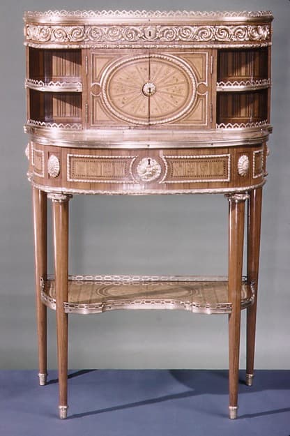 Desk (bonheur du jour), by Roger Vandercruse, called Lacroix
