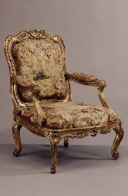 Armchair seat, by Beauvais