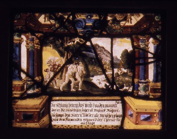 The Expulsion from Paradise (one of a set of four), by Muller