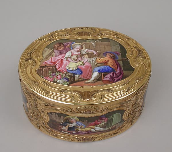 Snuffbox, by Jean-Charles-Simphorien Dubos