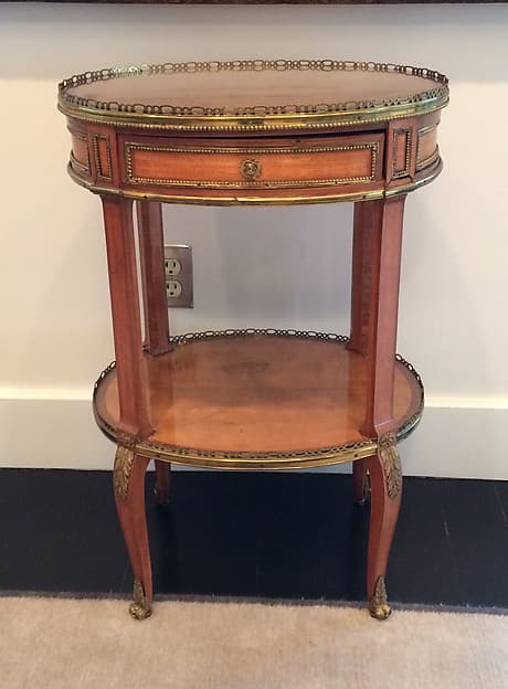 Small oval table, by Claude-Charles Saunier