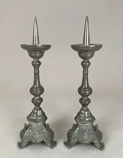 Pair of altar candlesticks