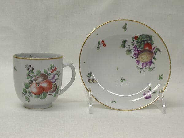 Cup and saucer, by Cozzi Manufactory