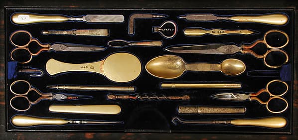 Magnifying mirror, by F. P., London