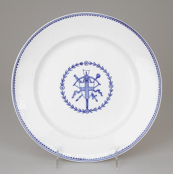 Plate, by Tournai