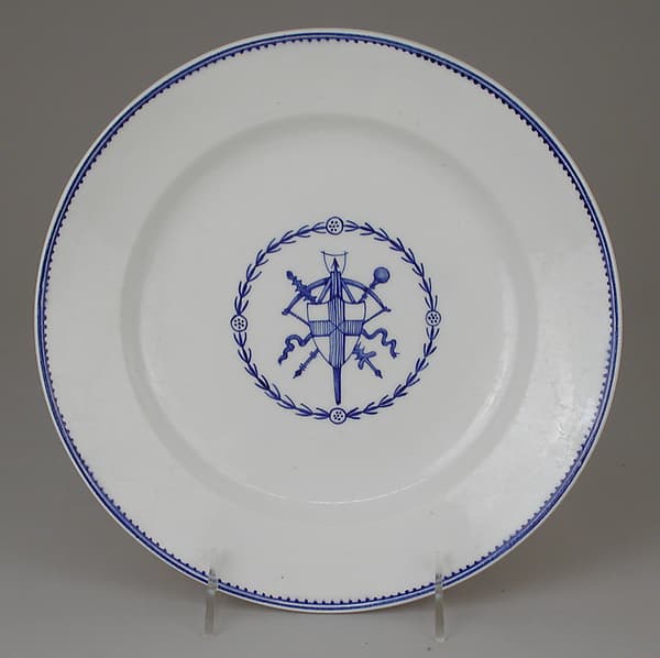 Plate, by Tournai