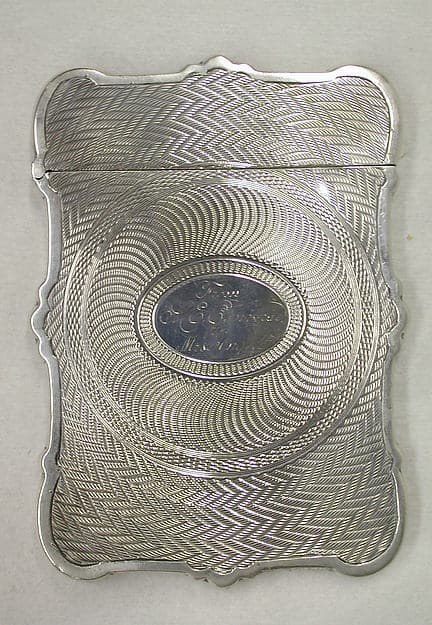 Card case, by Albert Coles