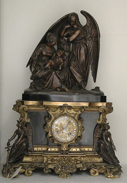 Mantel clock, by Honoré Pons