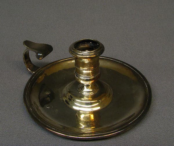 Chamber candlestick, by Joseph Bird