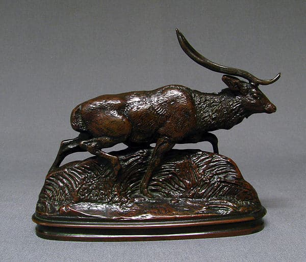 Java Deer (second version), by Antoine-Louis Barye
