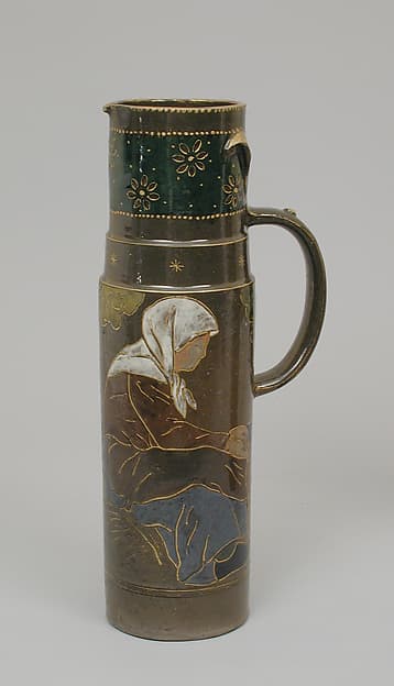 Tankard with woman seated, by Haviland & Co.